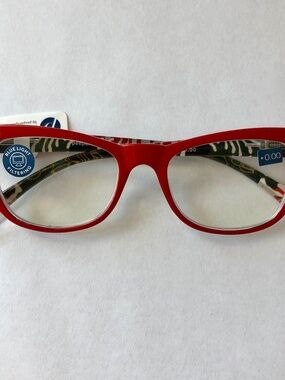 New Red Peepers Blue‎ Light Glasses +0.00